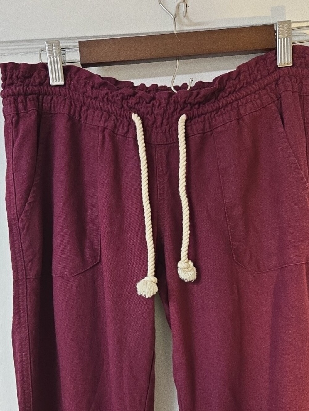 Roxy Oceanside Beach Linen Pants Small - Picture 2 of 7